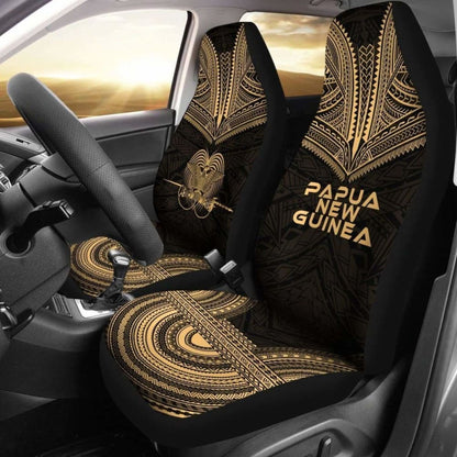 Papua New Guinea Polynesian Chief Car Seat Cover Gold Version