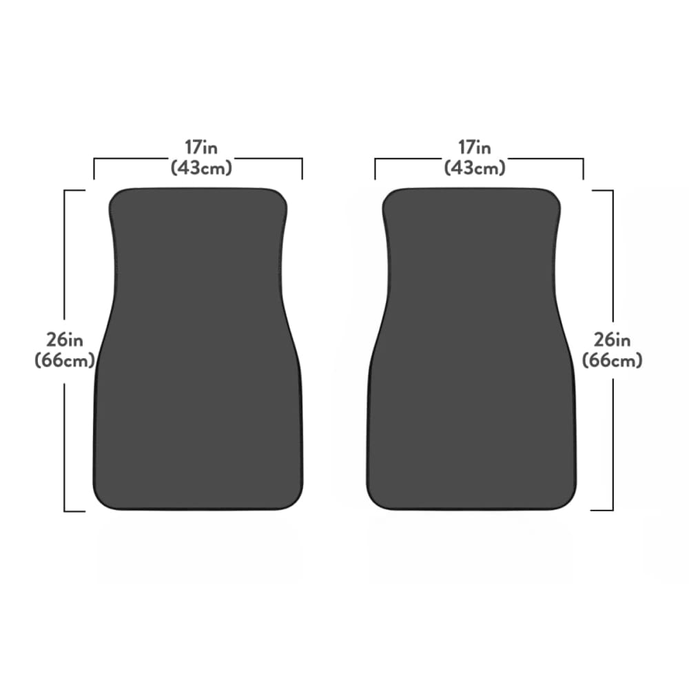 Car Floor Mats - Plaid