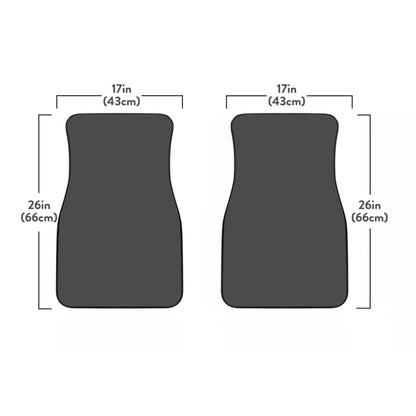 Car Floor Mats - Plaid