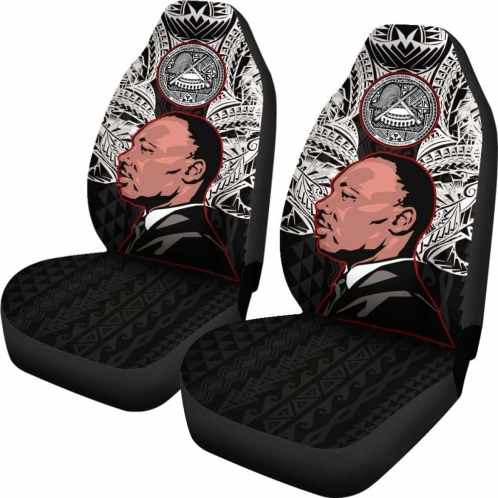 American Samoa Polynesian Car Seat Covers Martin Luther King Jr.