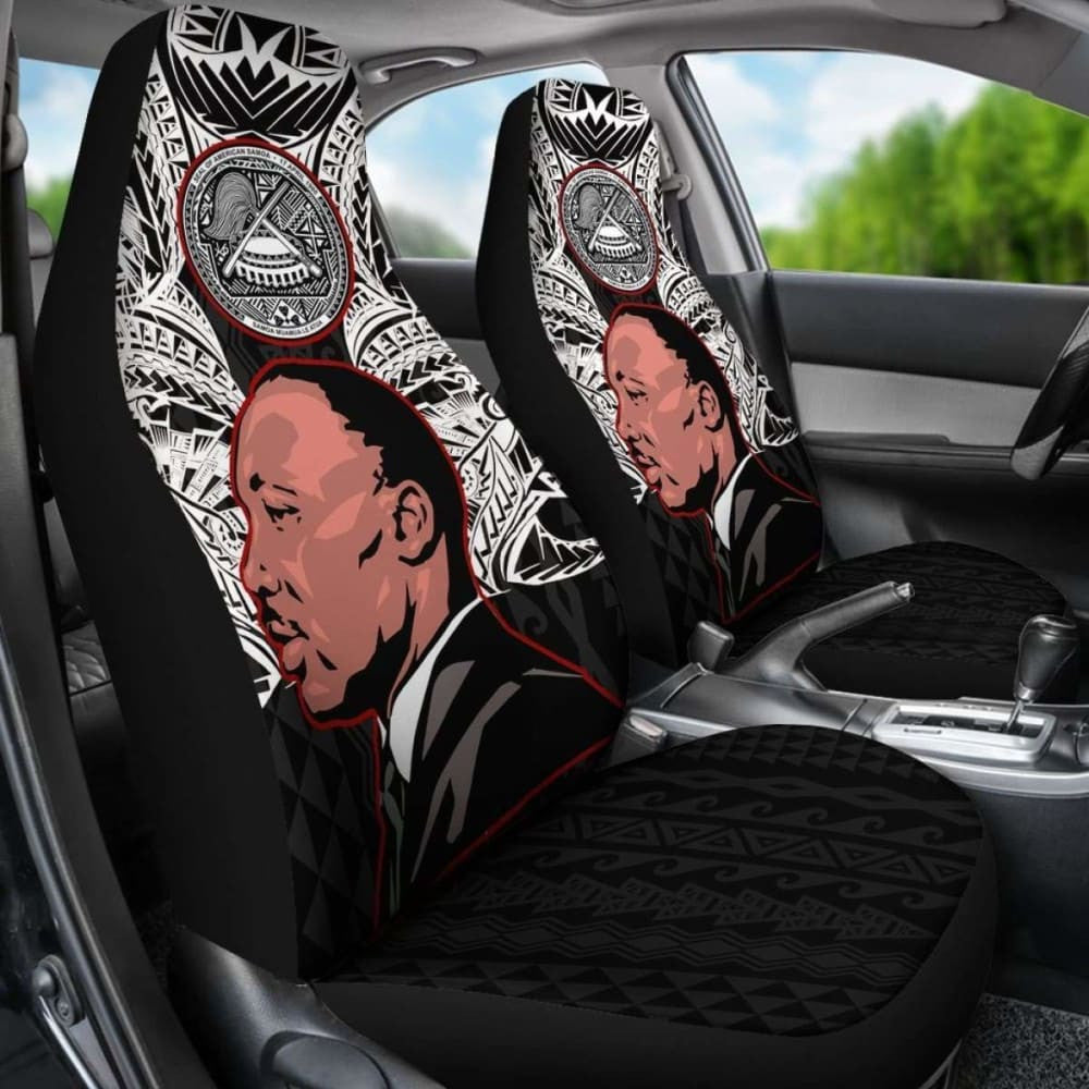 American Samoa Polynesian Car Seat Covers Martin Luther King Jr.