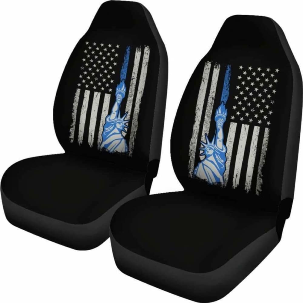 Police Liberty Flag Car Seat covere