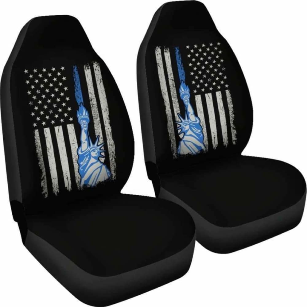 Police Liberty Flag Car Seat covere
