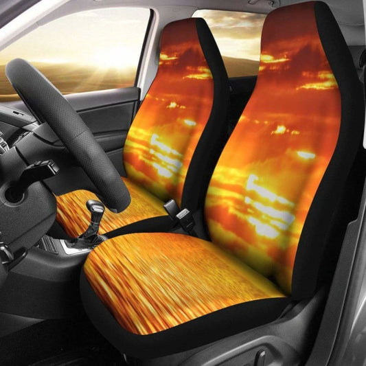 Beach Sunset Design Seat Covers