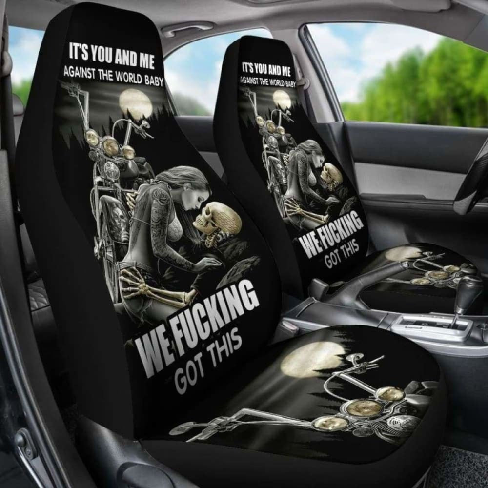 You And Me Army Sign Car Seat Covers