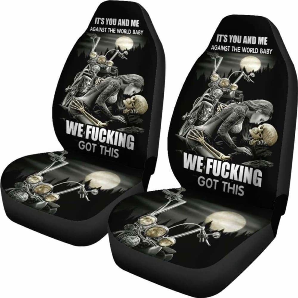 You And Me Army Sign Car Seat Covers