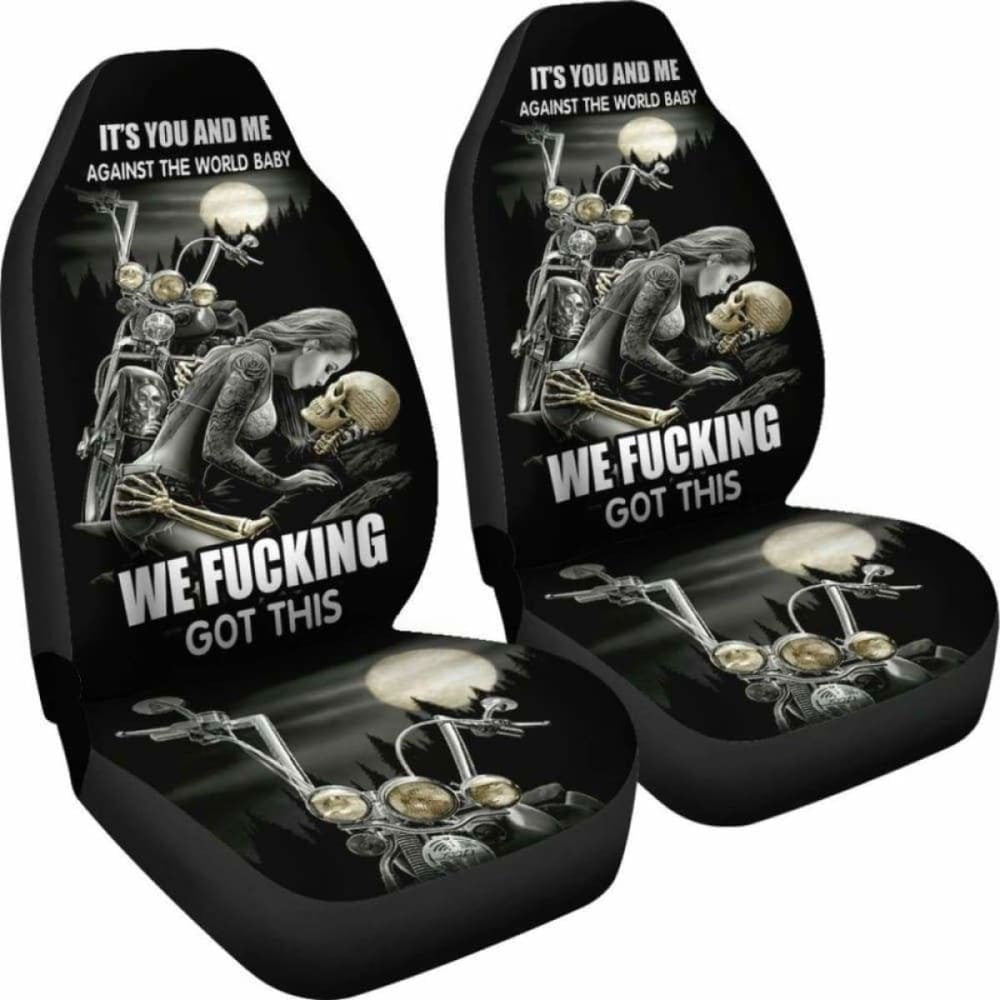 You And Me Army Sign Car Seat Covers