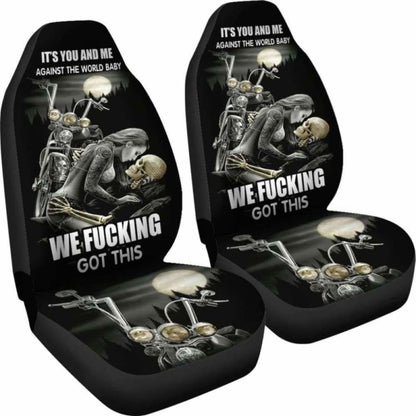 You And Me Army Sign Car Seat Covers