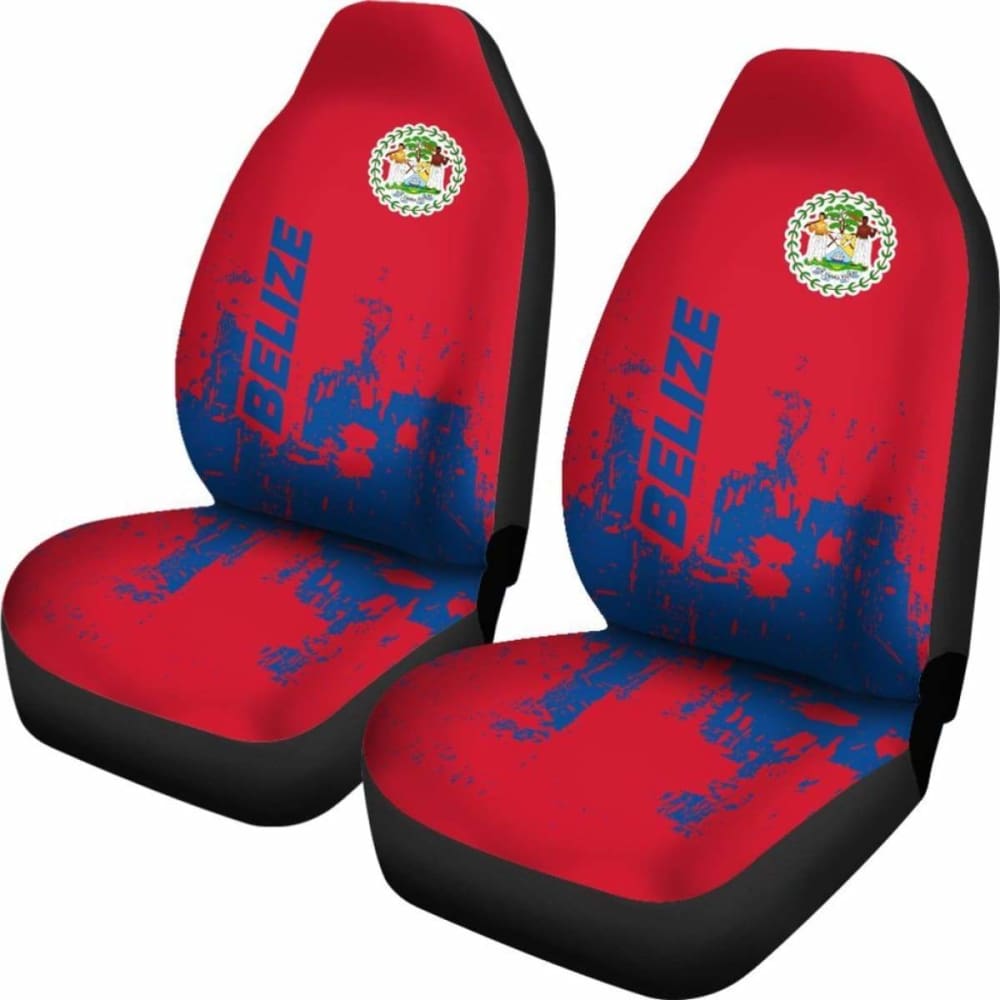 Belize Car Seat Covers Smudge Style