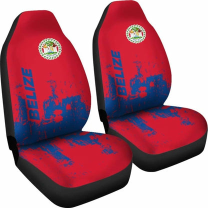 Belize Car Seat Covers Smudge Style
