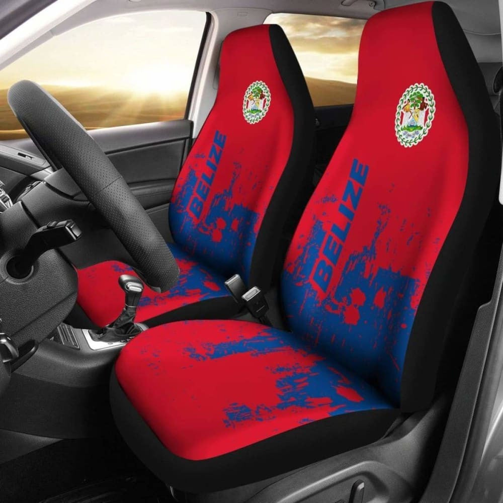 Belize Car Seat Covers Smudge Style