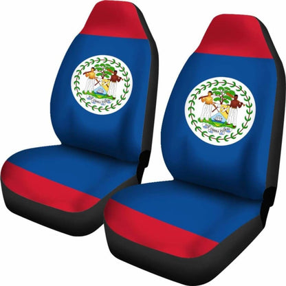 Belize Car Seat Covers - Belize Flag