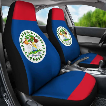 Belize Car Seat Covers - Belize Flag