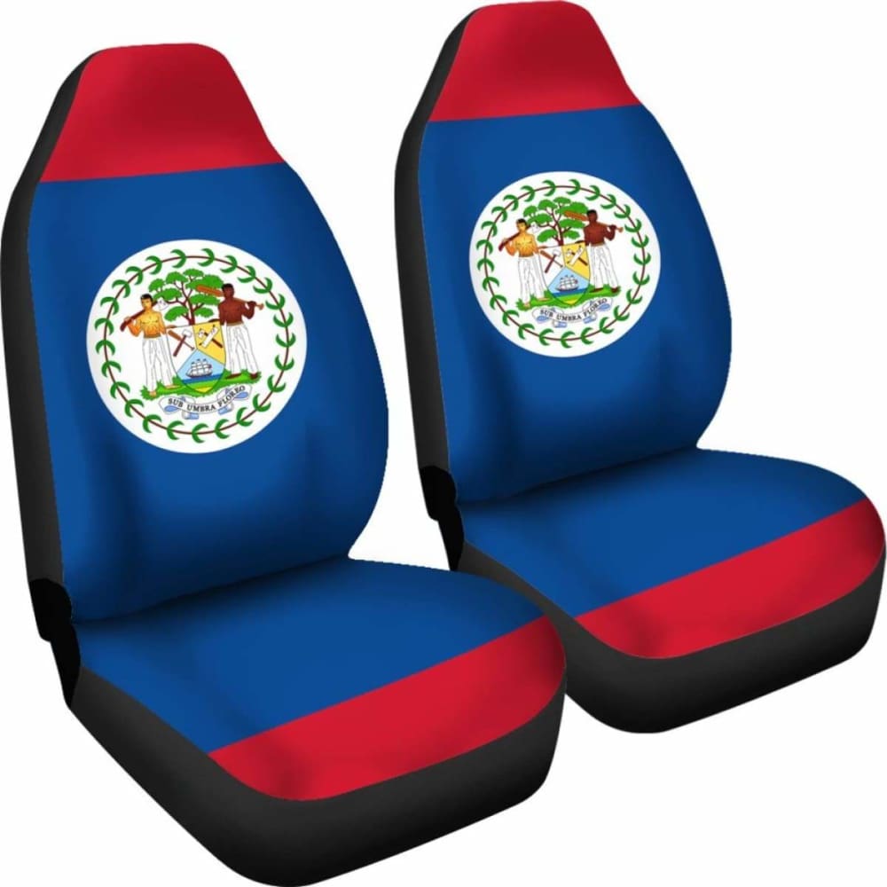 Belize Car Seat Covers - Belize Flag