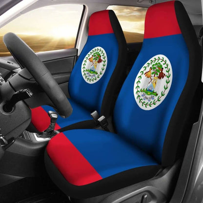 Belize Car Seat Covers - Belize Flag