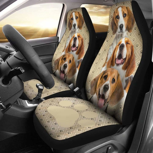 Beagle Dog Car Seat Covers Funny Decor Your Car