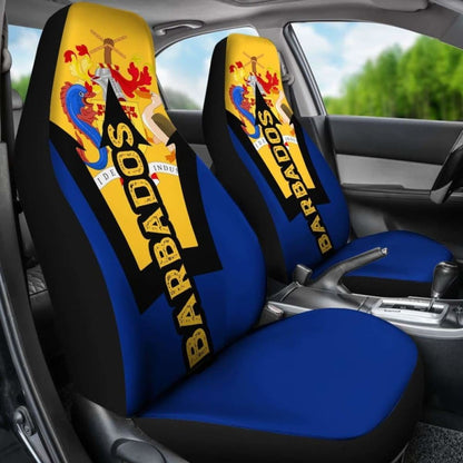 Barbados National Symbols Car Seat Covers