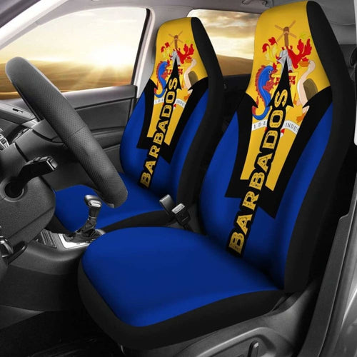 Barbados National Symbols Car Seat Covers