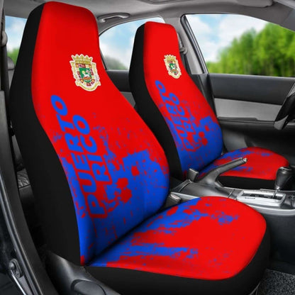 Puerto Rico Car Seat Covers Smudge Style