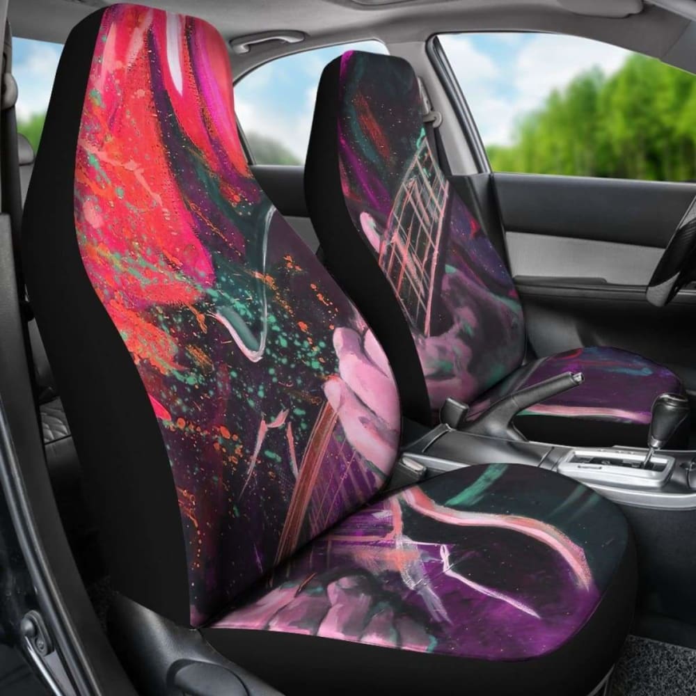 Splatter Guitar Car Seat Covers
