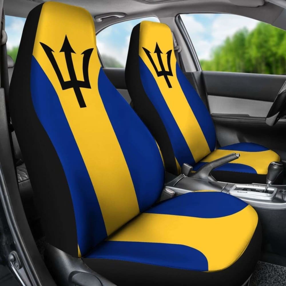 Barbados Car Seat Covers - Barbados Flag -