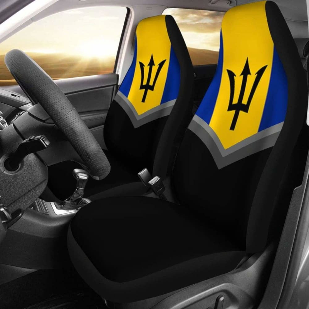 Barbados Flag Car Seat Cover