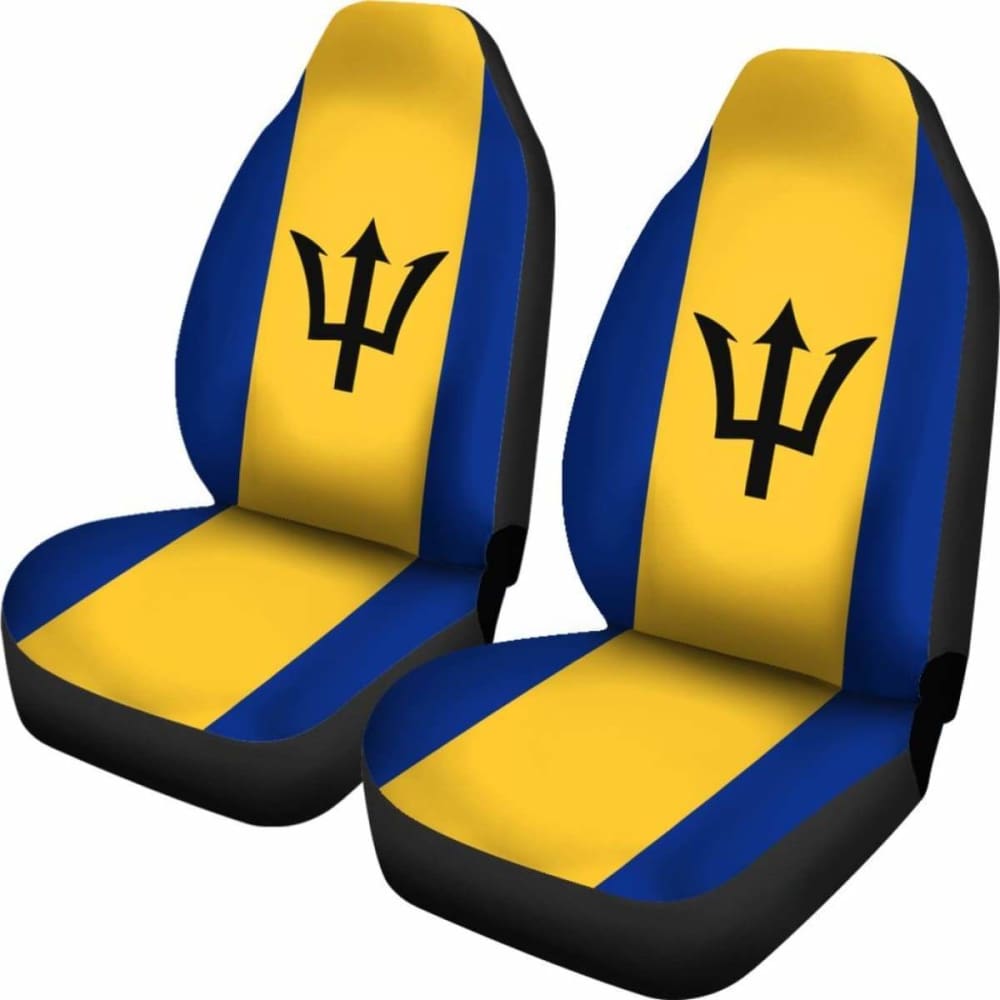Barbados Flag Car Seat Covers