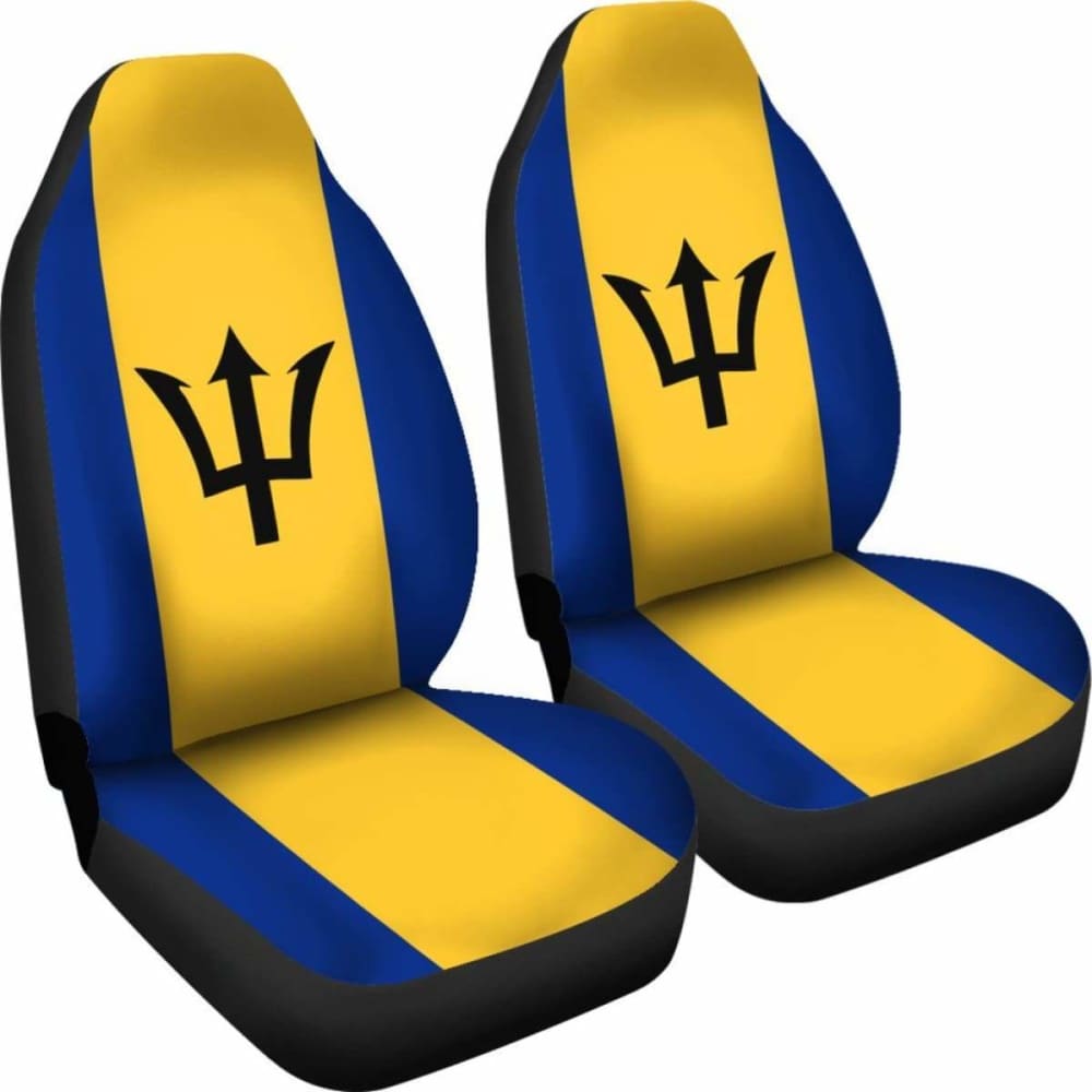 Barbados Flag Car Seat Covers