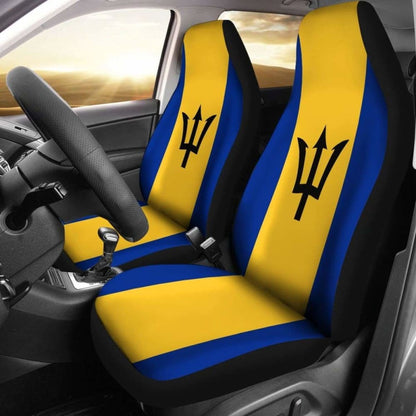 Barbados Flag Car Seat Covers