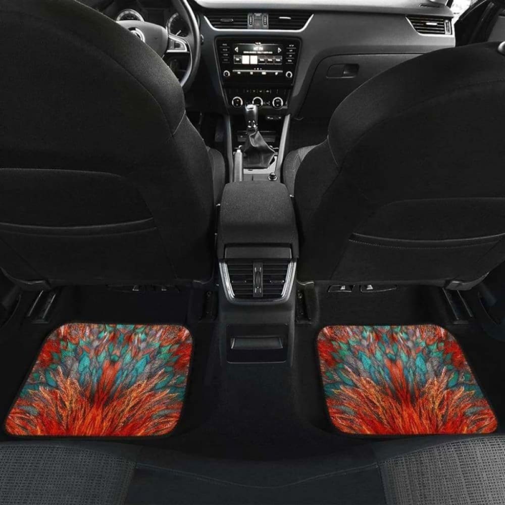 Flame Feathers Car Floor Mats