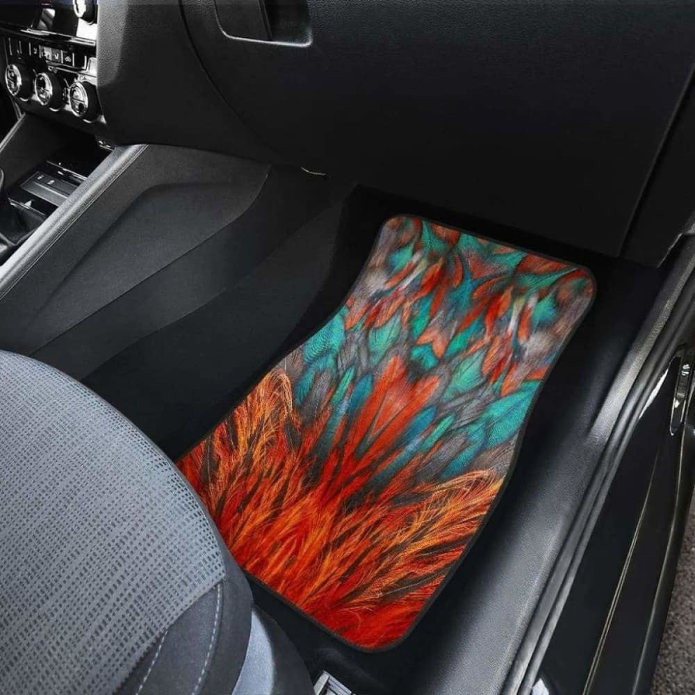 Flame Feathers Car Floor Mats