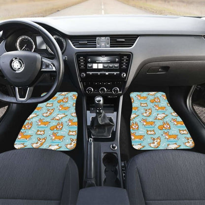Pattern Corgi Dog Cute Car Floor Mats Amazing Gift
