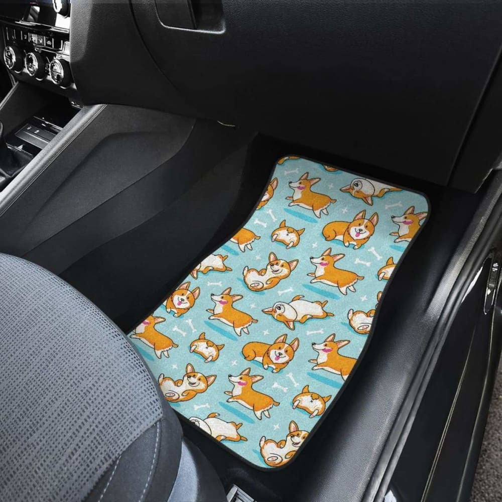 Pattern Corgi Dog Cute Car Floor Mats Amazing Gift