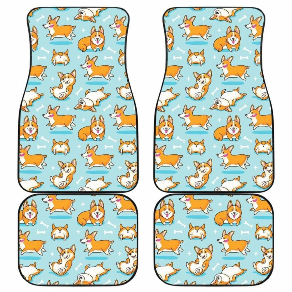 Pattern Corgi Dog Cute Car Floor Mats Amazing Gift