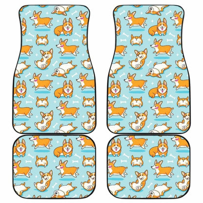 Pattern Corgi Dog Cute Car Floor Mats Amazing Gift