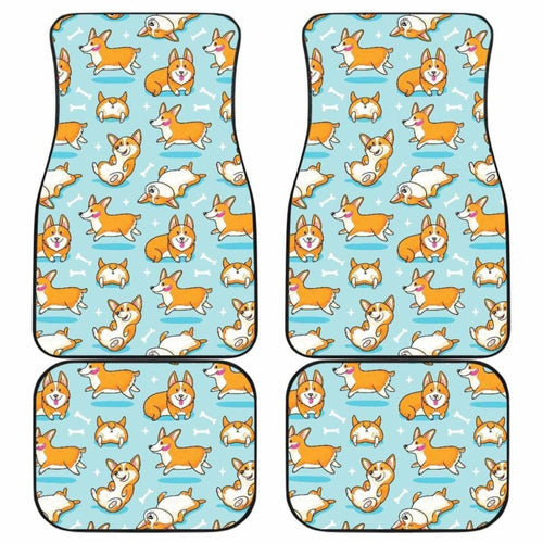 Pattern Corgi Dog Cute Car Floor Mats Amazing Gift