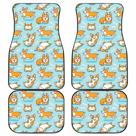 Pattern Corgi Dog Cute Car Floor Mats Amazing Gift