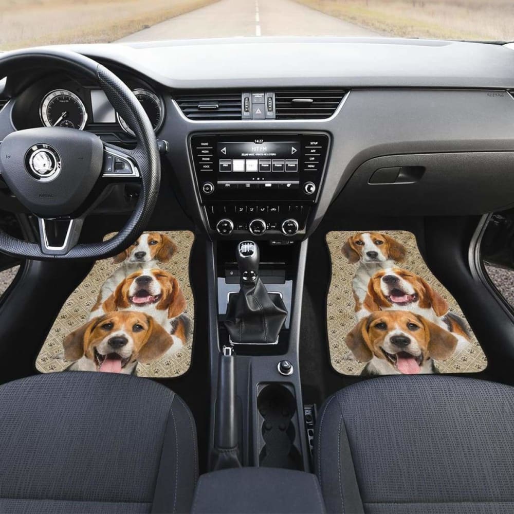 Beagle Car Floor Mats Funny For Beagle Dog Lover