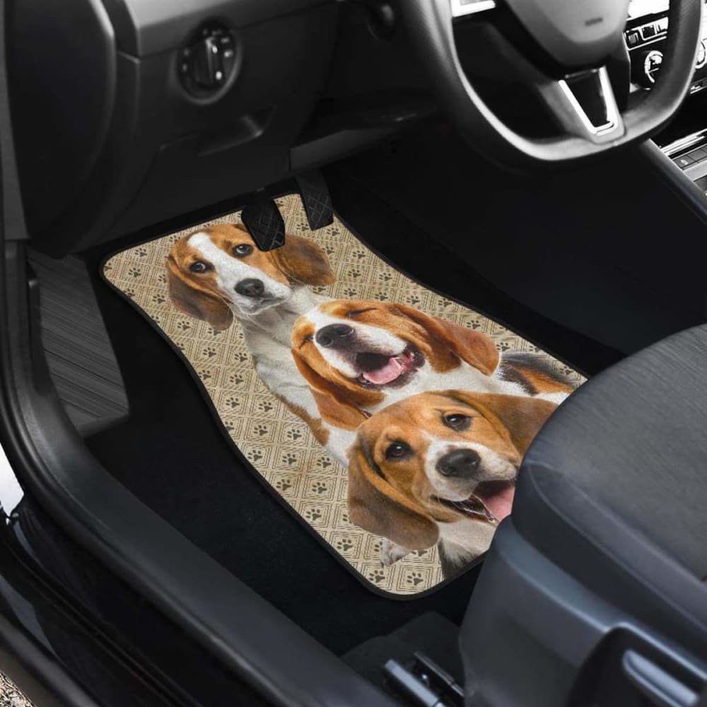 Beagle Car Floor Mats Funny For Beagle Dog Lover