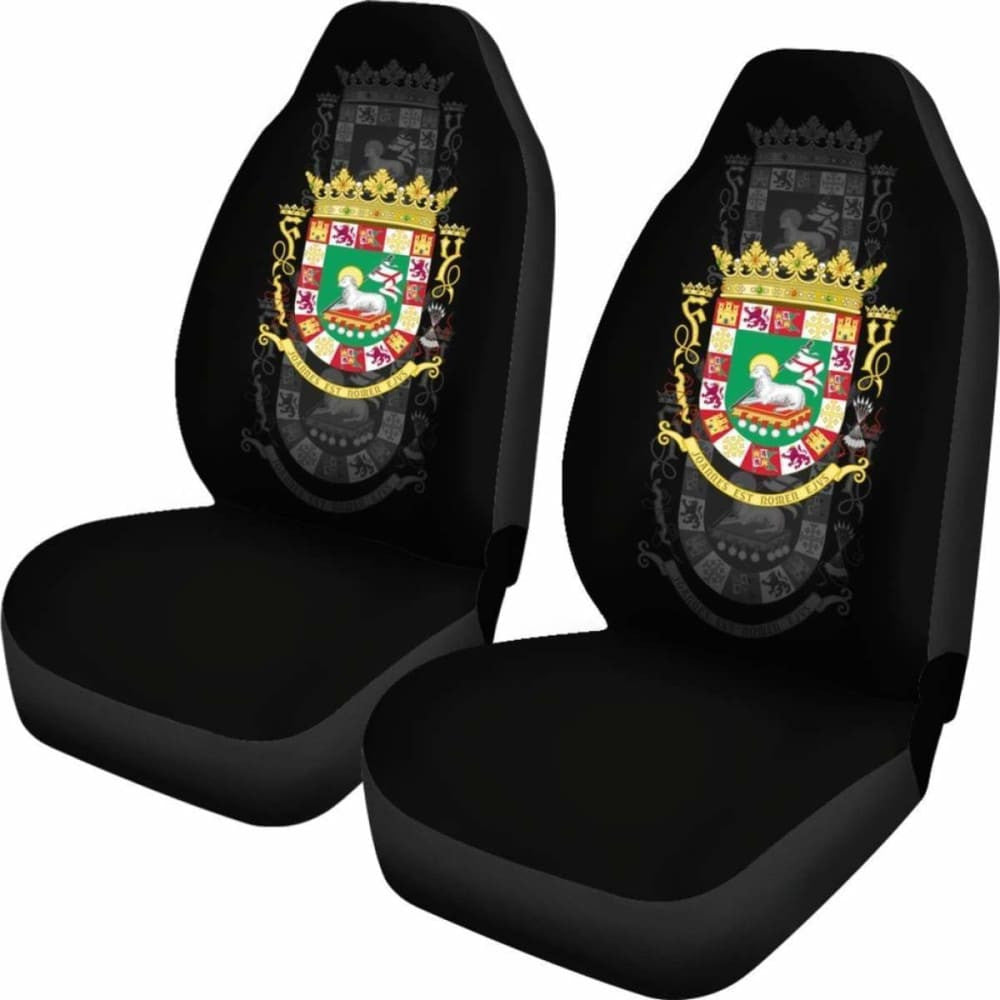 Puerto Rico Car Seat Covers (Set Of Two)