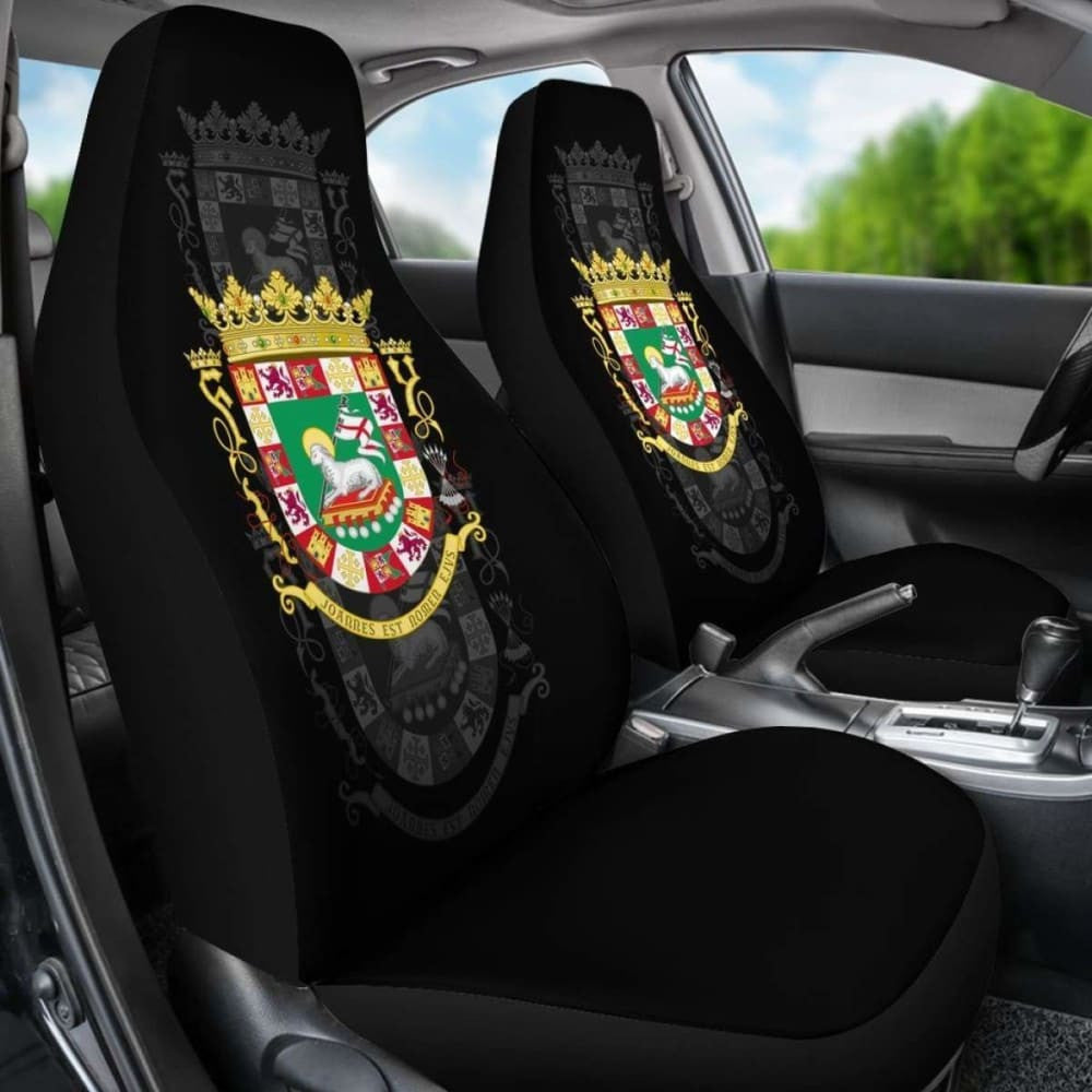 Puerto Rico Car Seat Covers (Set Of Two)