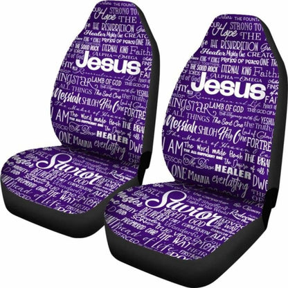 Names Of Jesus -  Purple/White