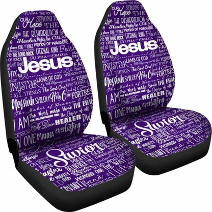 Names Of Jesus -  Purple/White