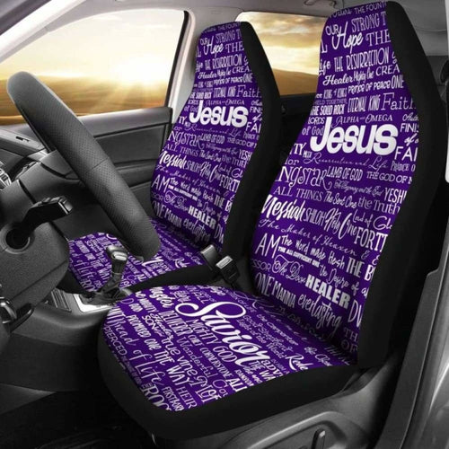 Names Of Jesus -  Purple/White