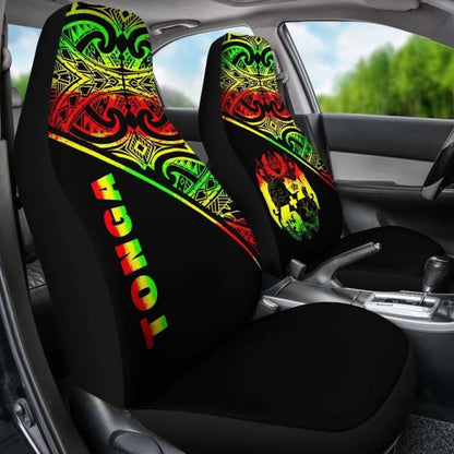 Tonga Polynesian Car Seat Covers - Reggae Curve -