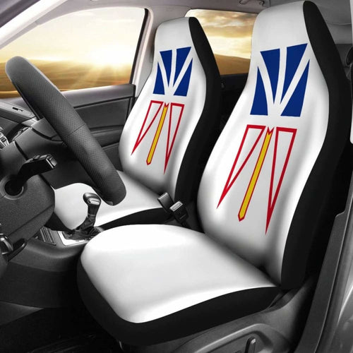 Canada Newfoundland & Labrador Flag Car Seat Covers