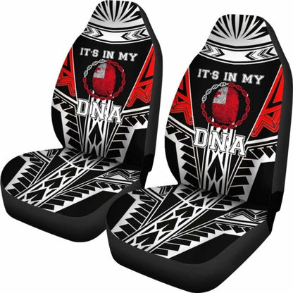 Tonga Car Seat Covers - It'S In My Dna Red Color -
