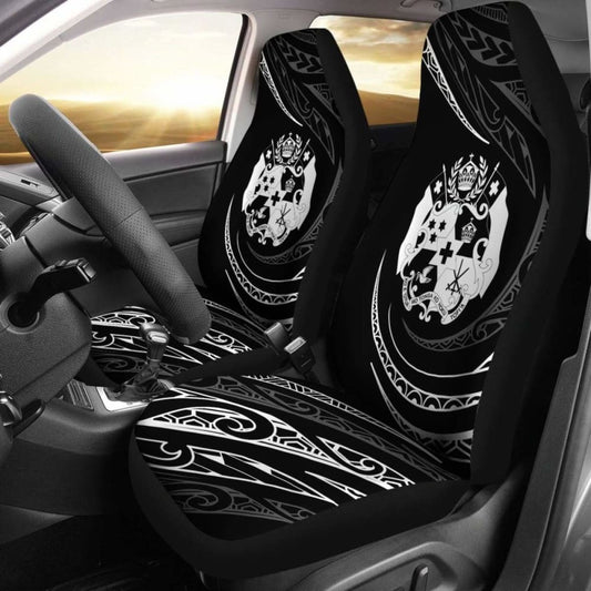 Tonga Car Seat Covers - \bWhite - Frida Style -