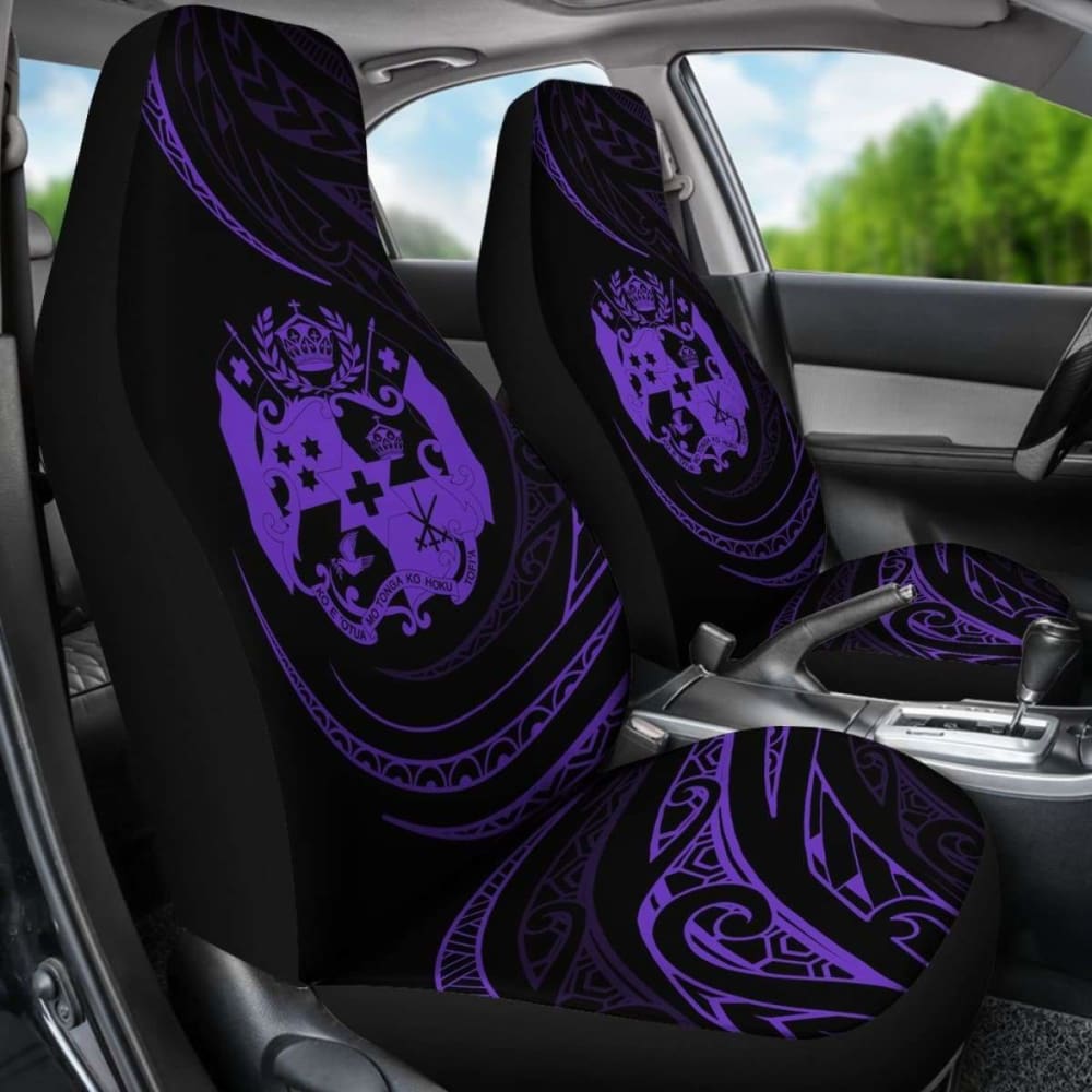 Tonga Car Seat Covers - \bPurple - Frida Style -
