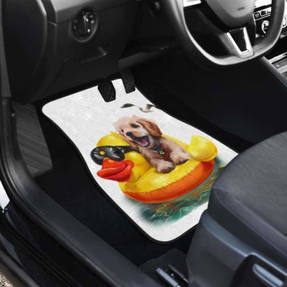 Dog And Duck Cute Funny Car Floor Mats